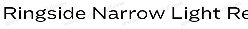 Ringside Narrow Light Regular字体转换